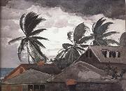 Winslow Homer Ouragan aux Bahamas painting